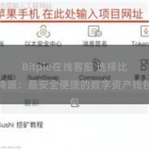 Bitpie在线客服 选择比特派：最安全便捷的数字资产钱包