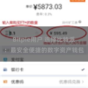 Bitpie用户 选择比特派：最安全便捷的数字资产钱包