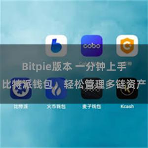 Bitpie版本 一分钟上手比特派钱包，轻松管理多链资产