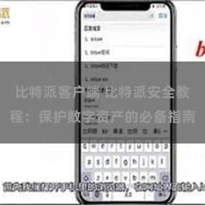 比特派客户端 比特派安全教程：保护数字资产的必备指南