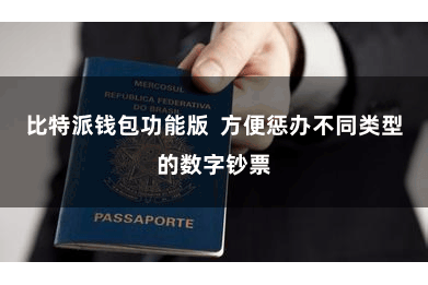 比特派钱包功能版  方便惩办不同类型的数字钞票